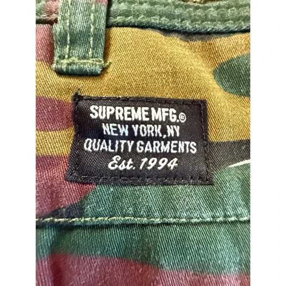Supreme Camo Cargo Shorts Streetwear Casual Fashion Size 32 - Picture 4 of 5